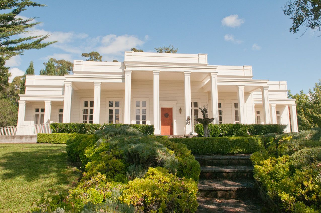 Front view of the Villa